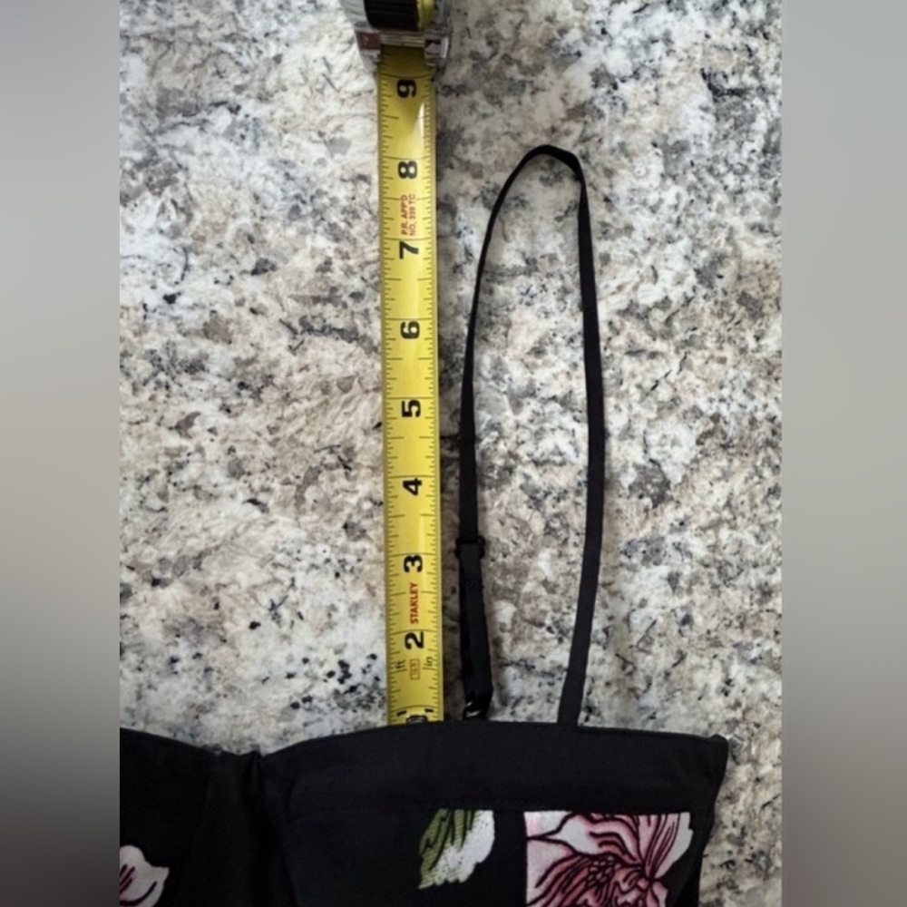 Band of Gypsies Corset Bustier Floral Black Pink Mini Sundress Boho Size S - Picture 12 of 12